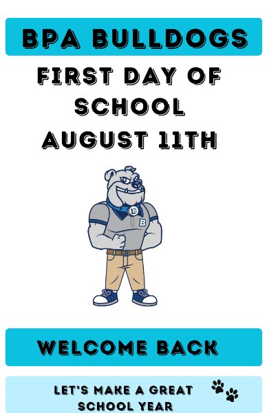 First Day of School
